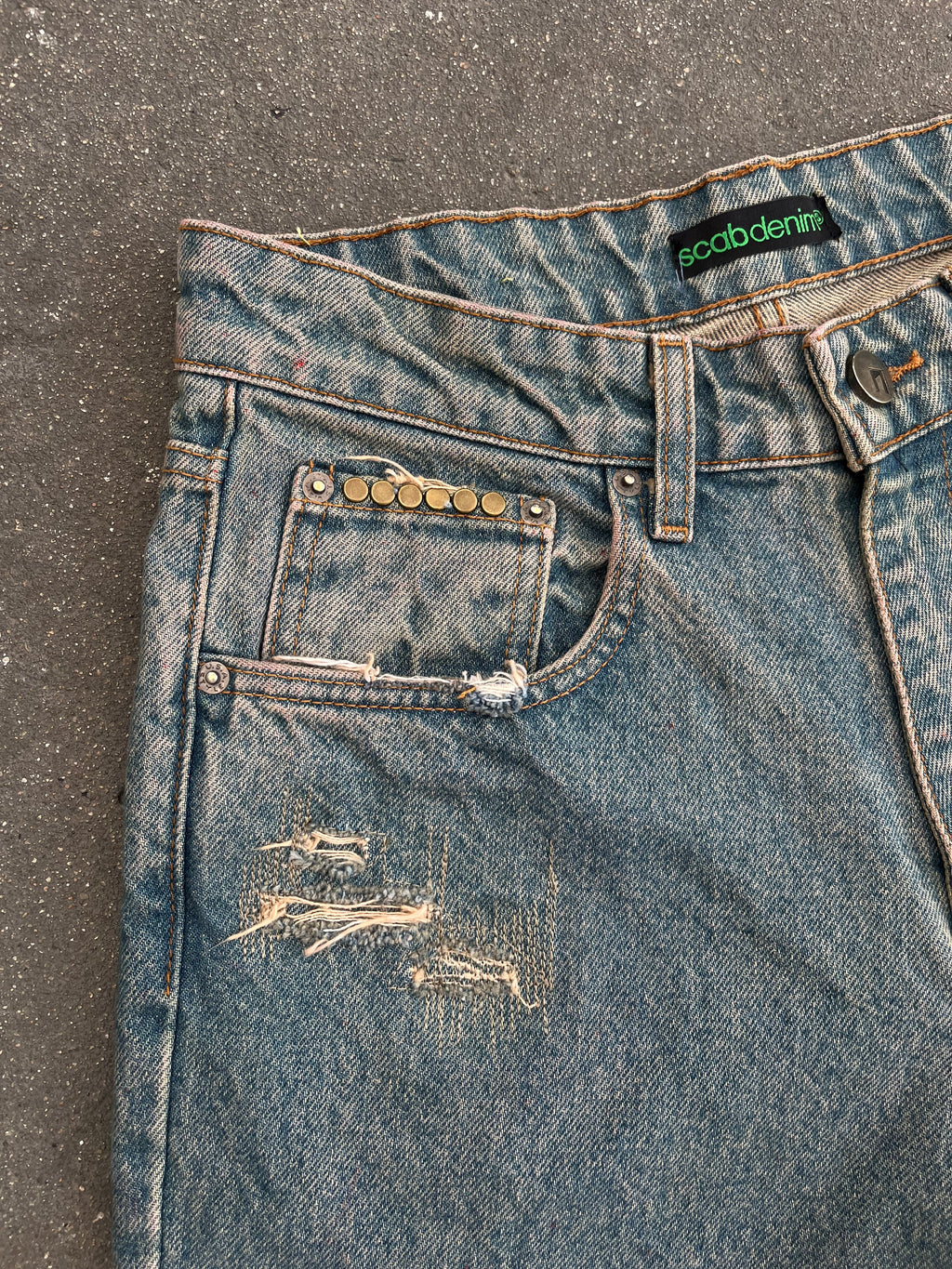 Antique Denim Shorts