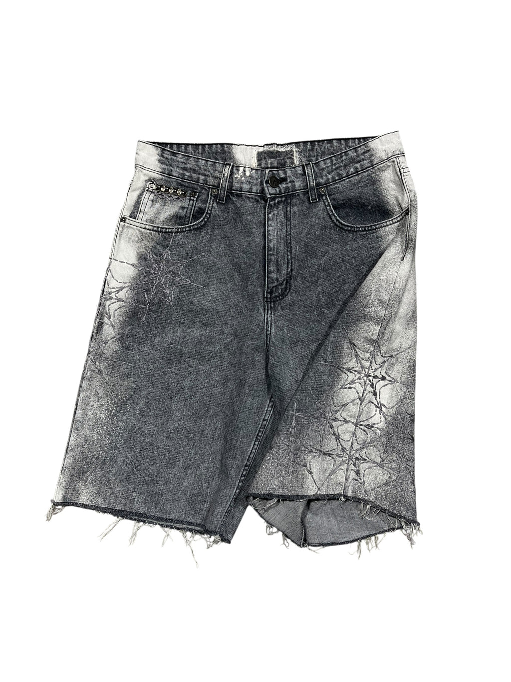 Charcoal Bleach Shorts