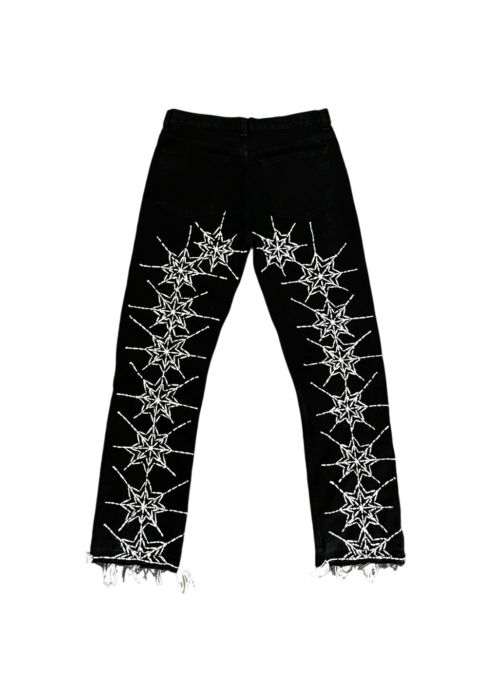 Jet Black Backweb Denim
