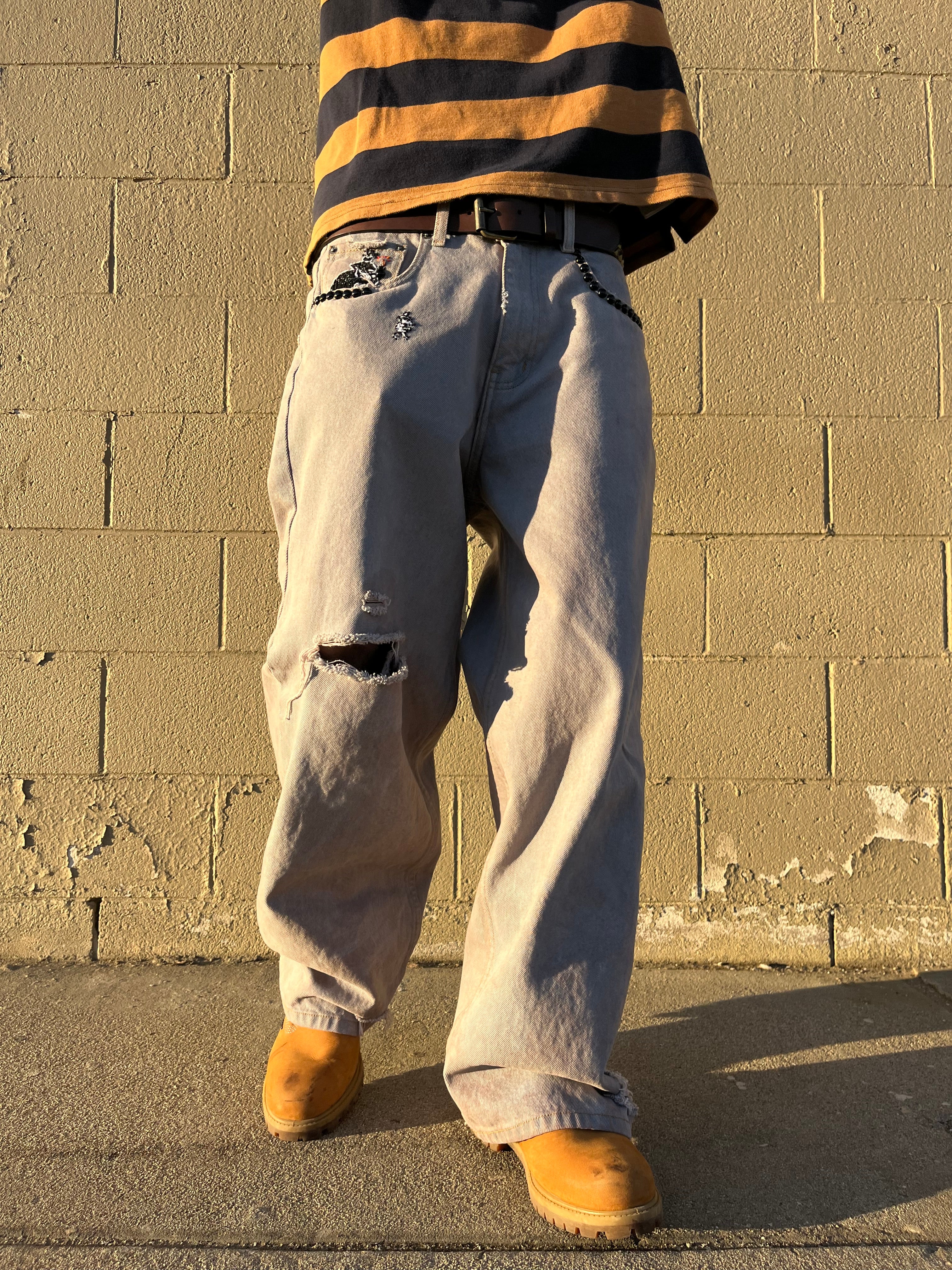 Spy vs Spy bomb denim