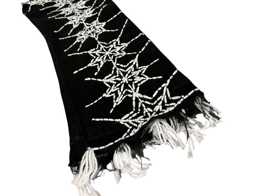 Jet Black Backweb Denim