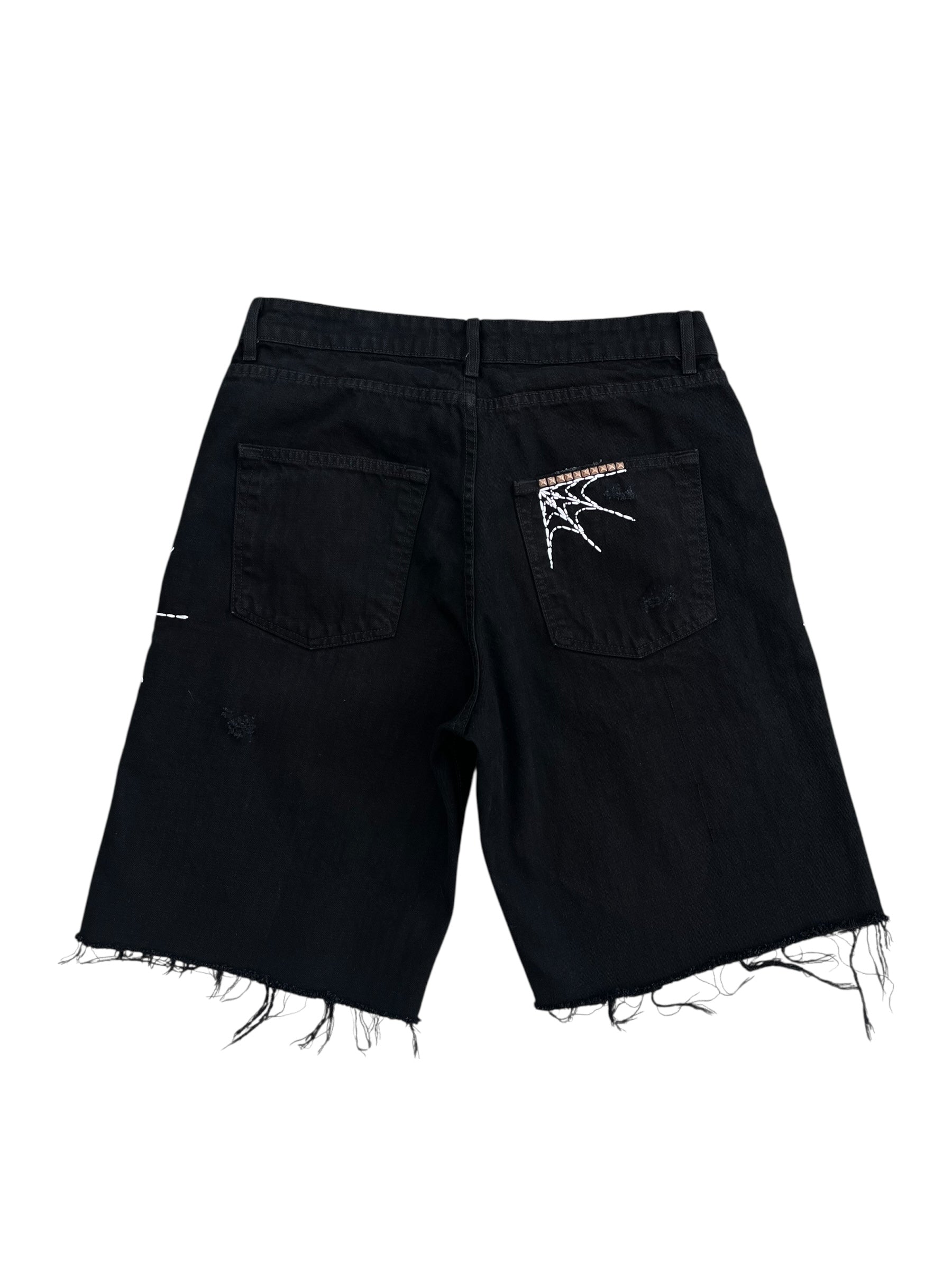 Scab Web Denim Shorts