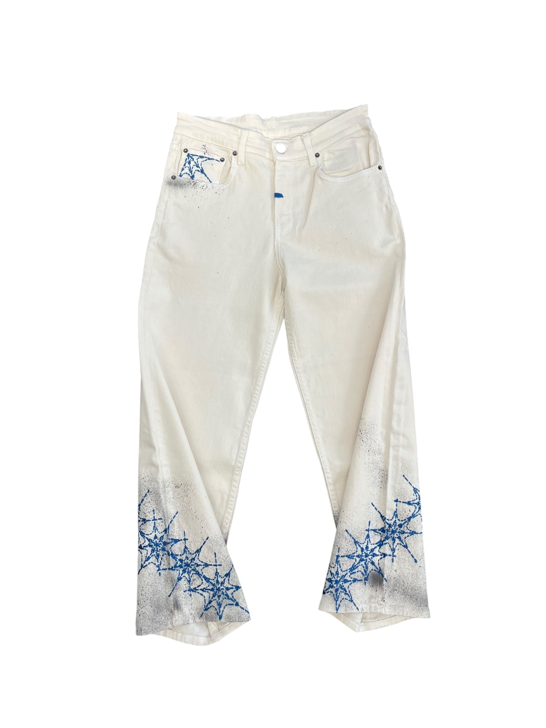 Blue Web White Denim