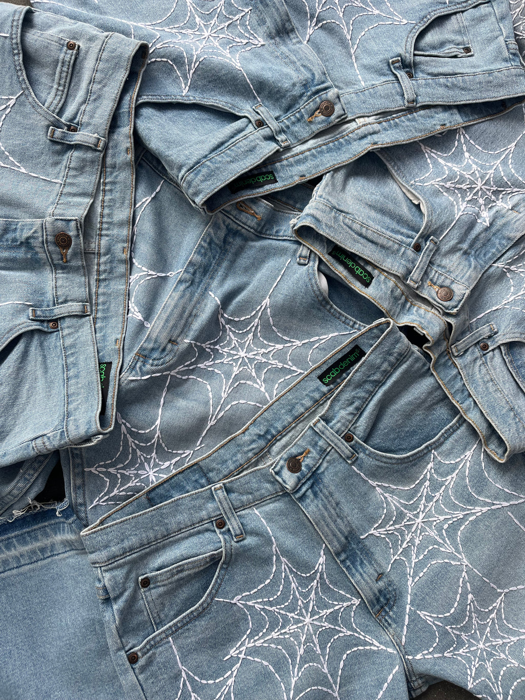 Lightwash Scab Web Denim