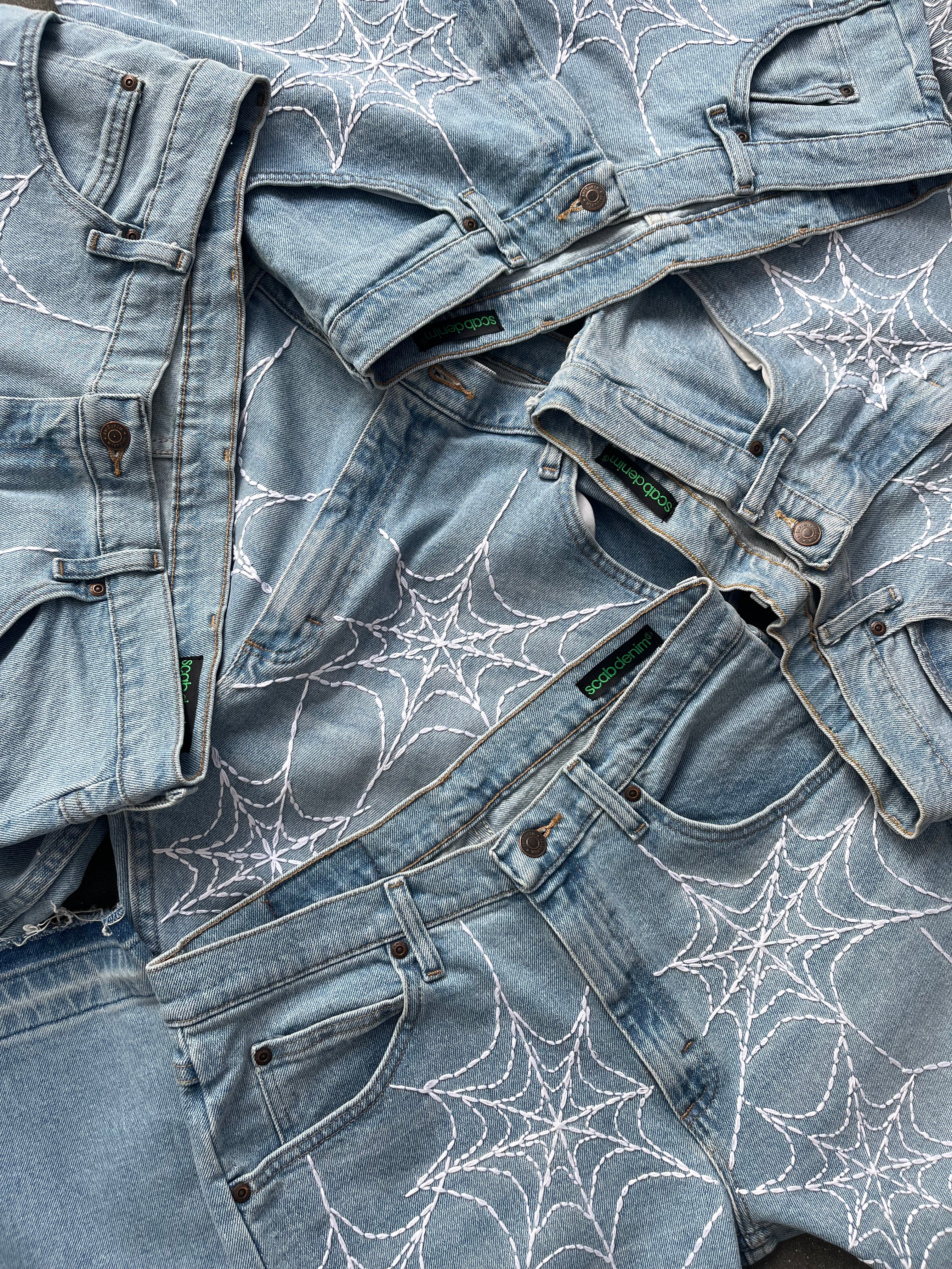 Lightwash Scab Web Denim
