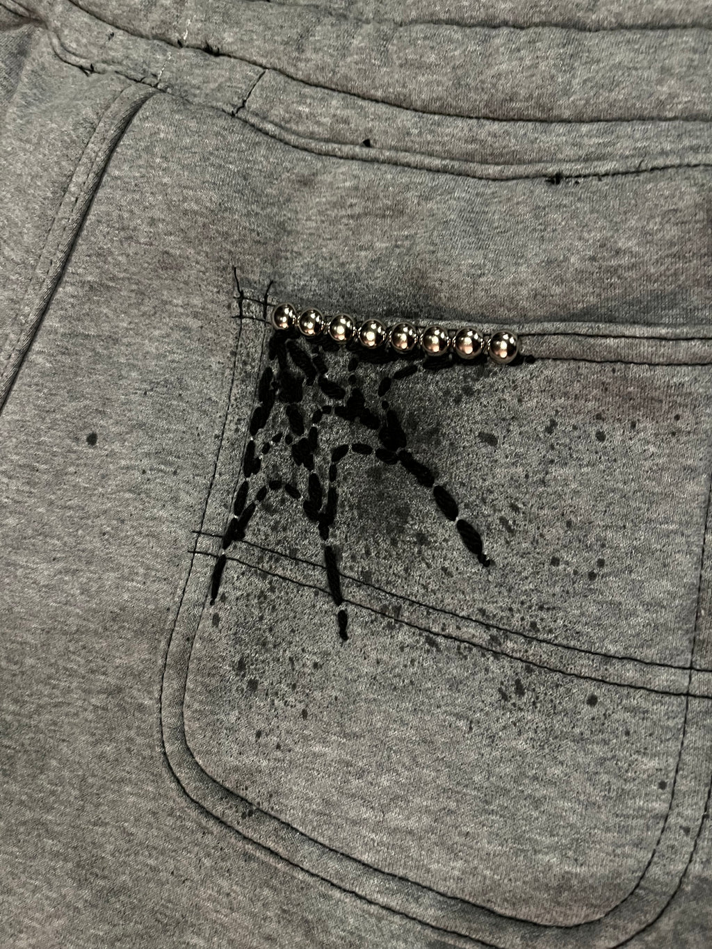 Grey Scab Sweatshorts 1.0