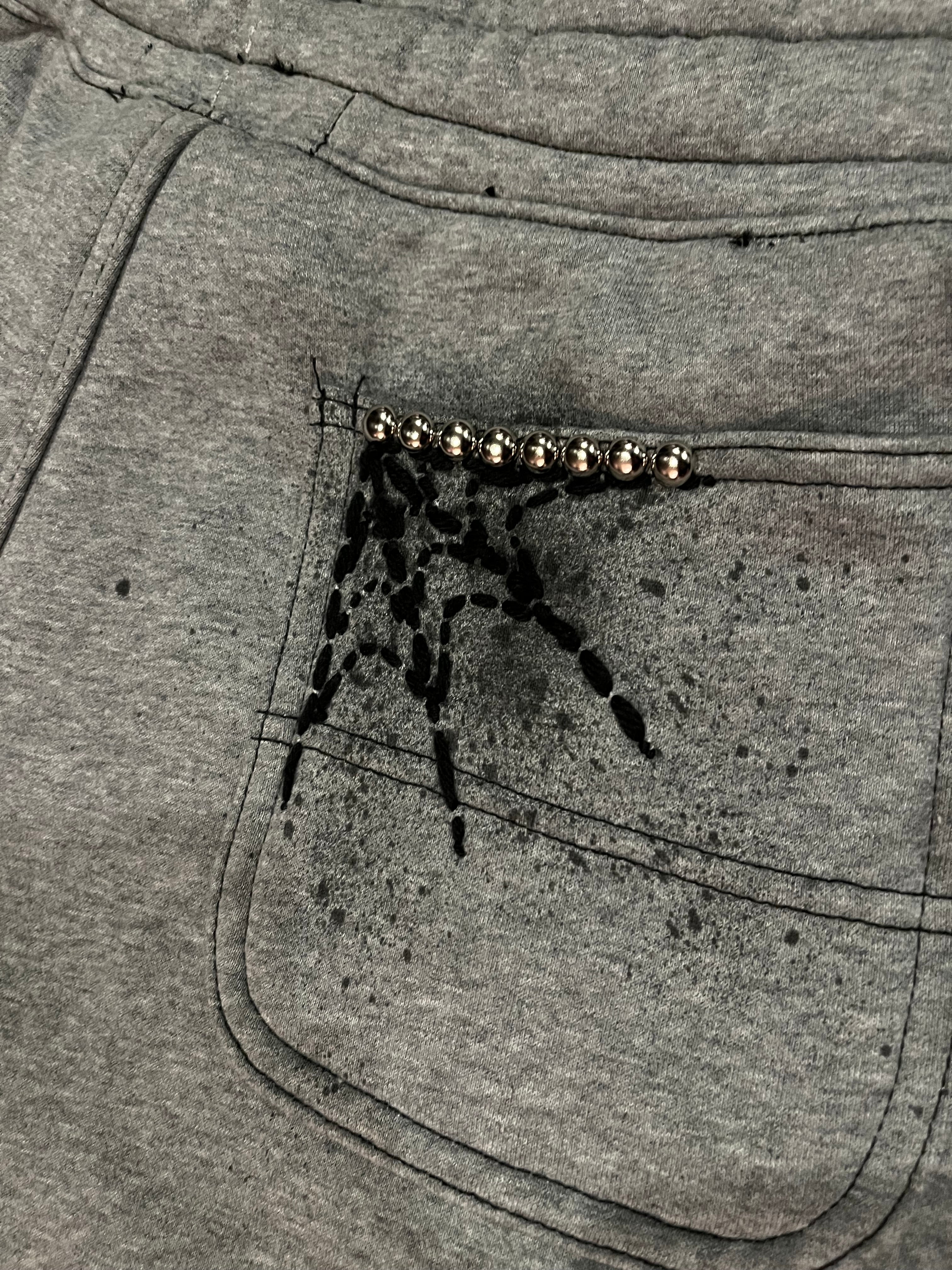 Grey Scab Sweatshorts 1.0