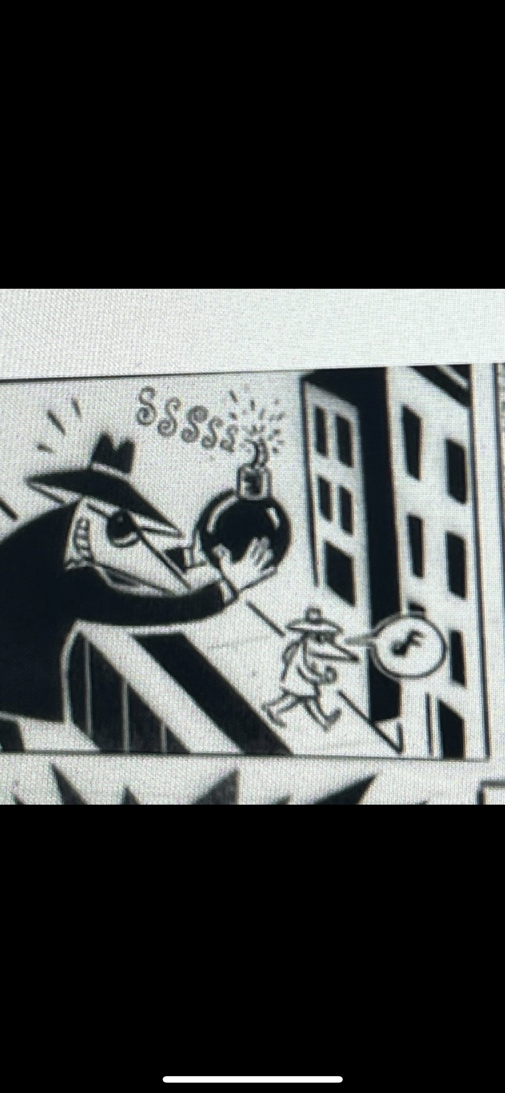 Spy vs Spy bomb denim