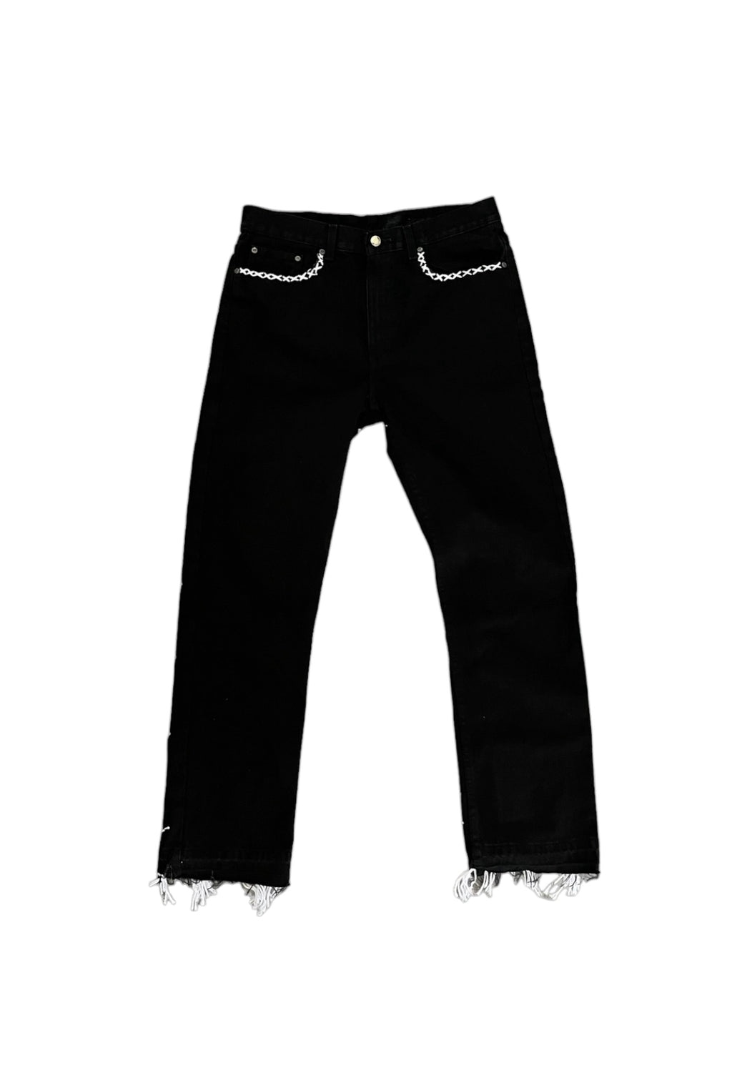Jet Black Backweb Denim