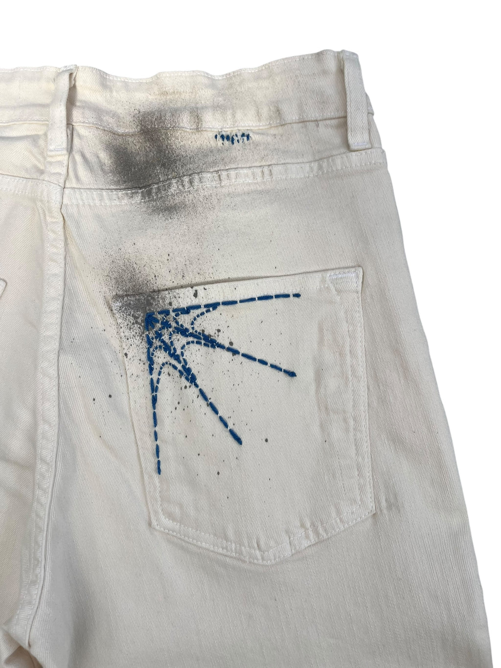 Blue Web White Denim