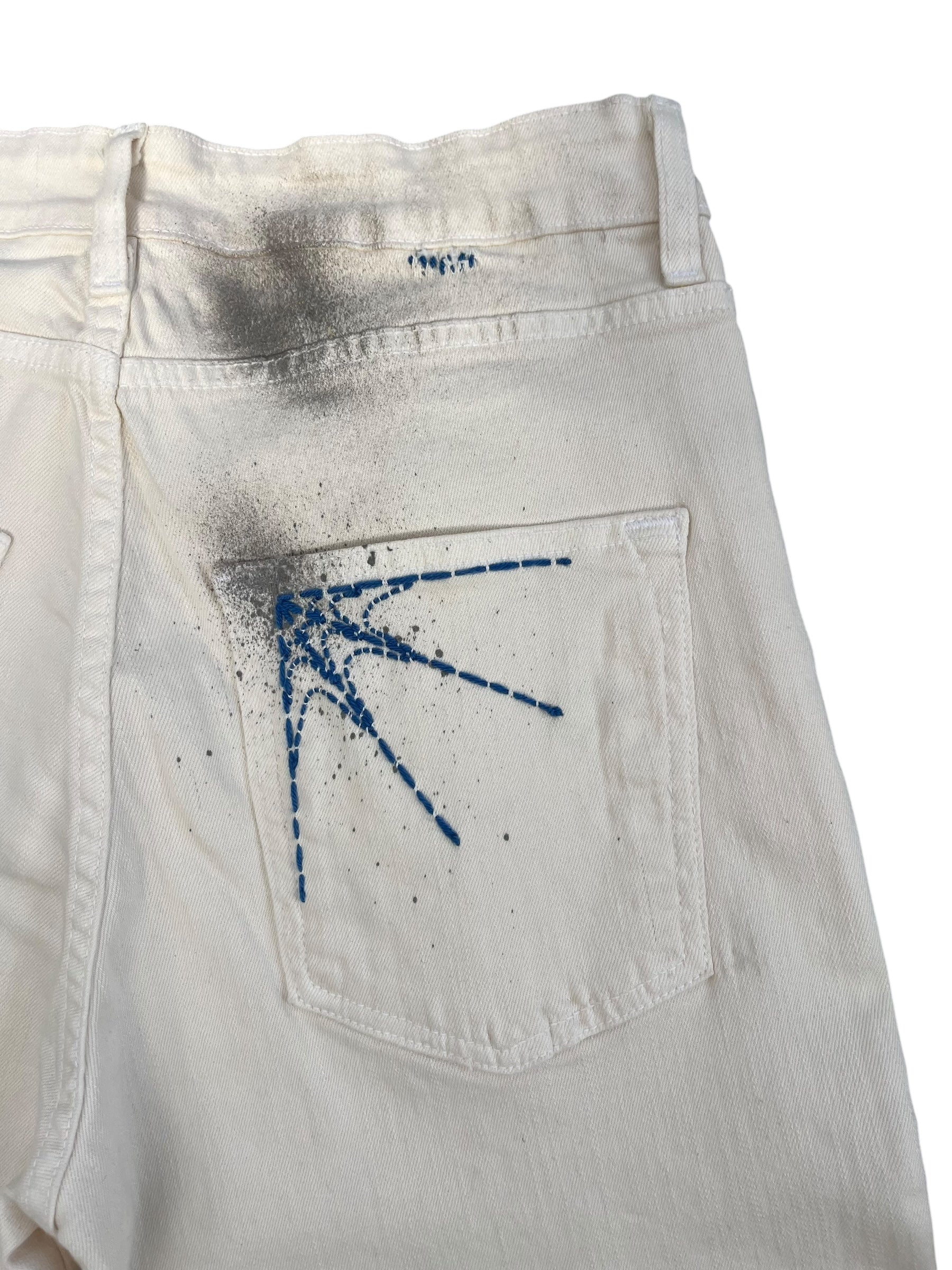 Blue Web White Denim
