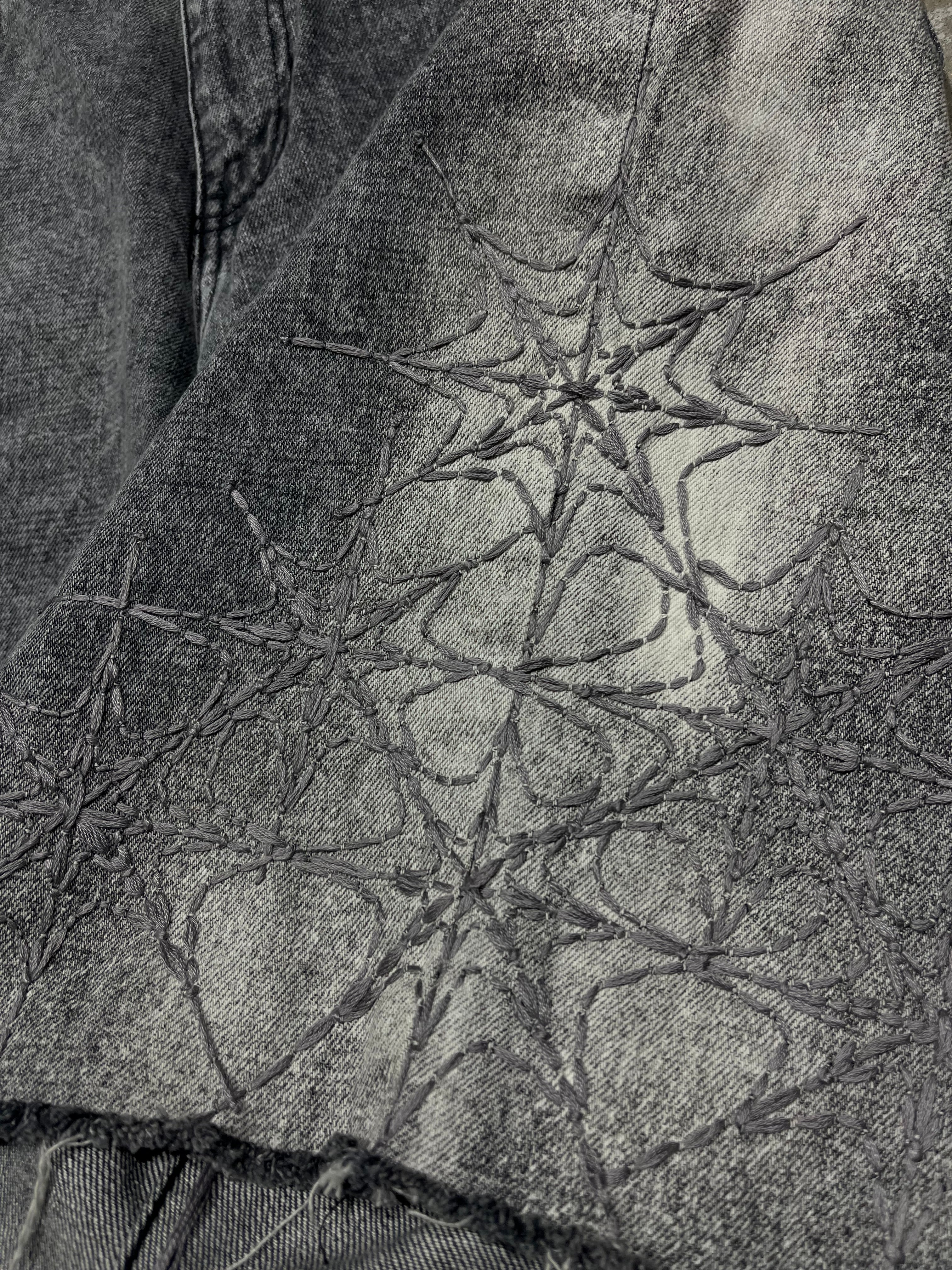 Charcoal Bleach Shorts
