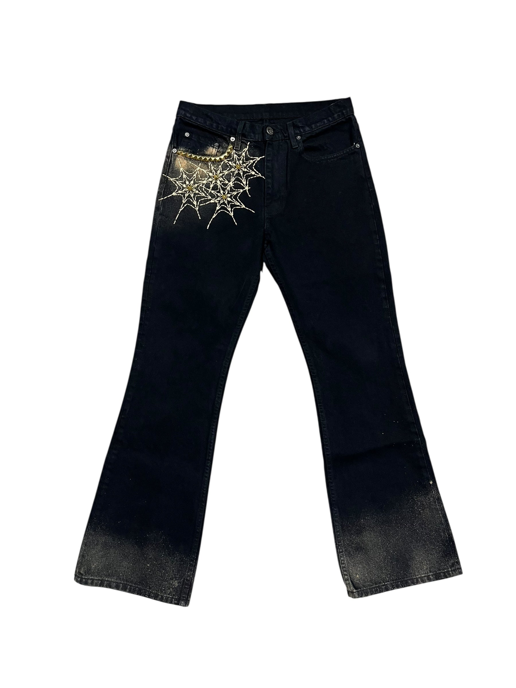 Rust Spray Denim