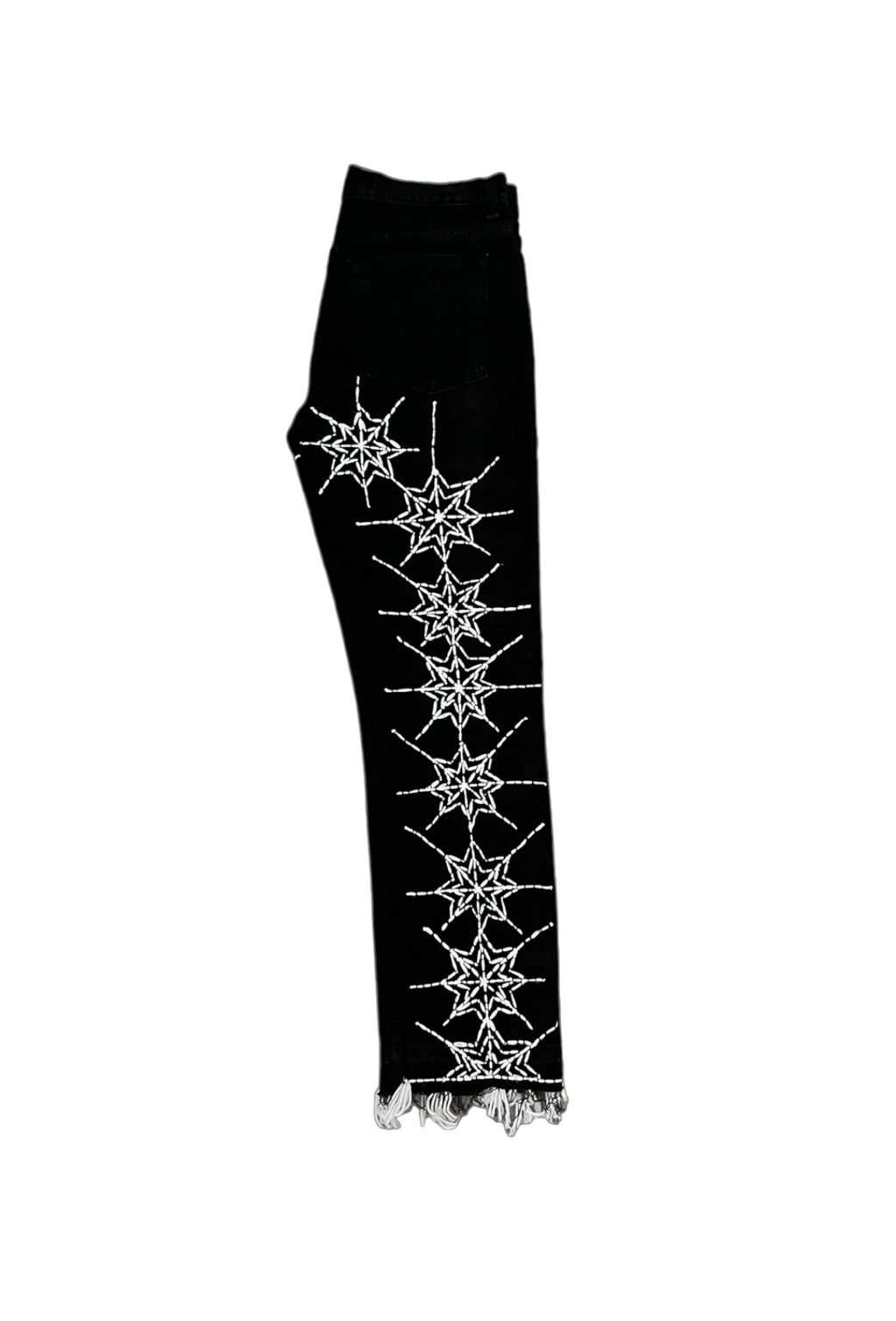 Jet Black Backweb Denim