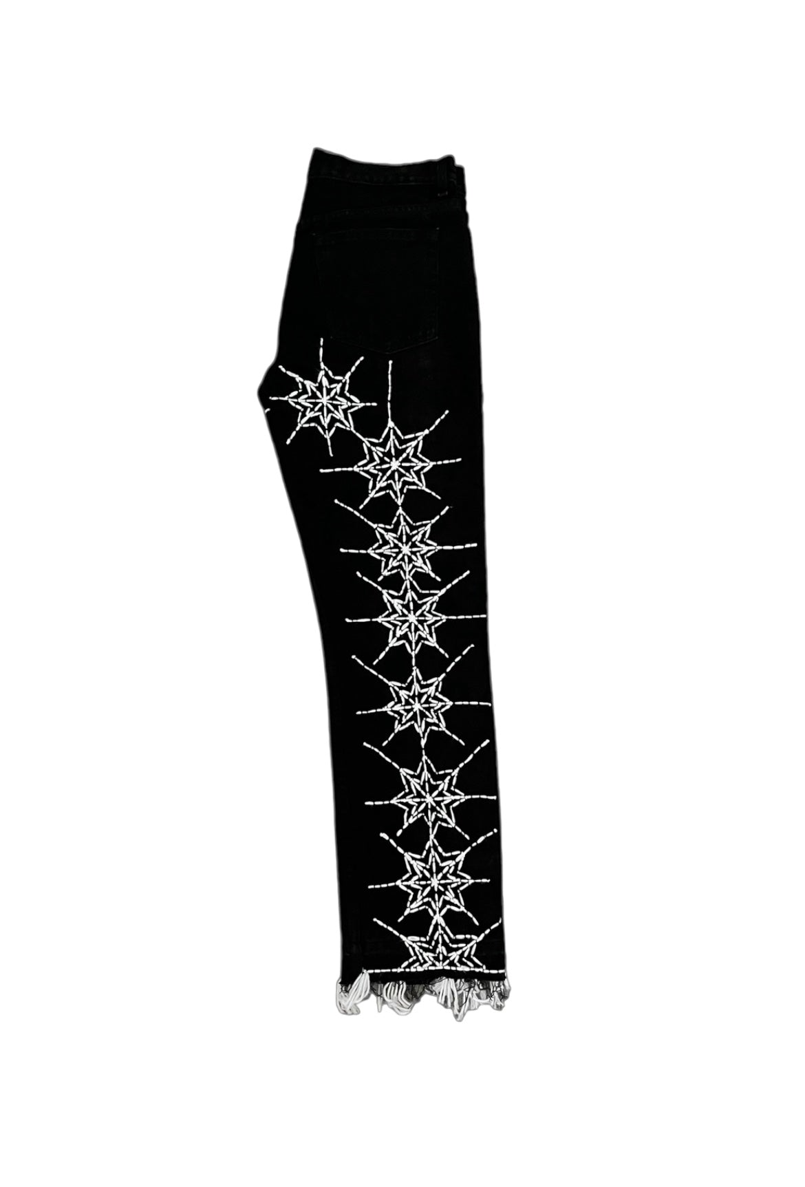 Jet Black Backweb Denim