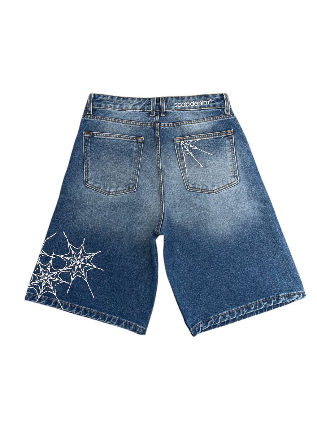 Washed Web Shorts